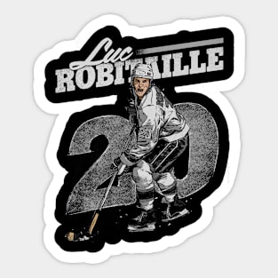 Luc Robitaille Los Angeles Retro Sticker